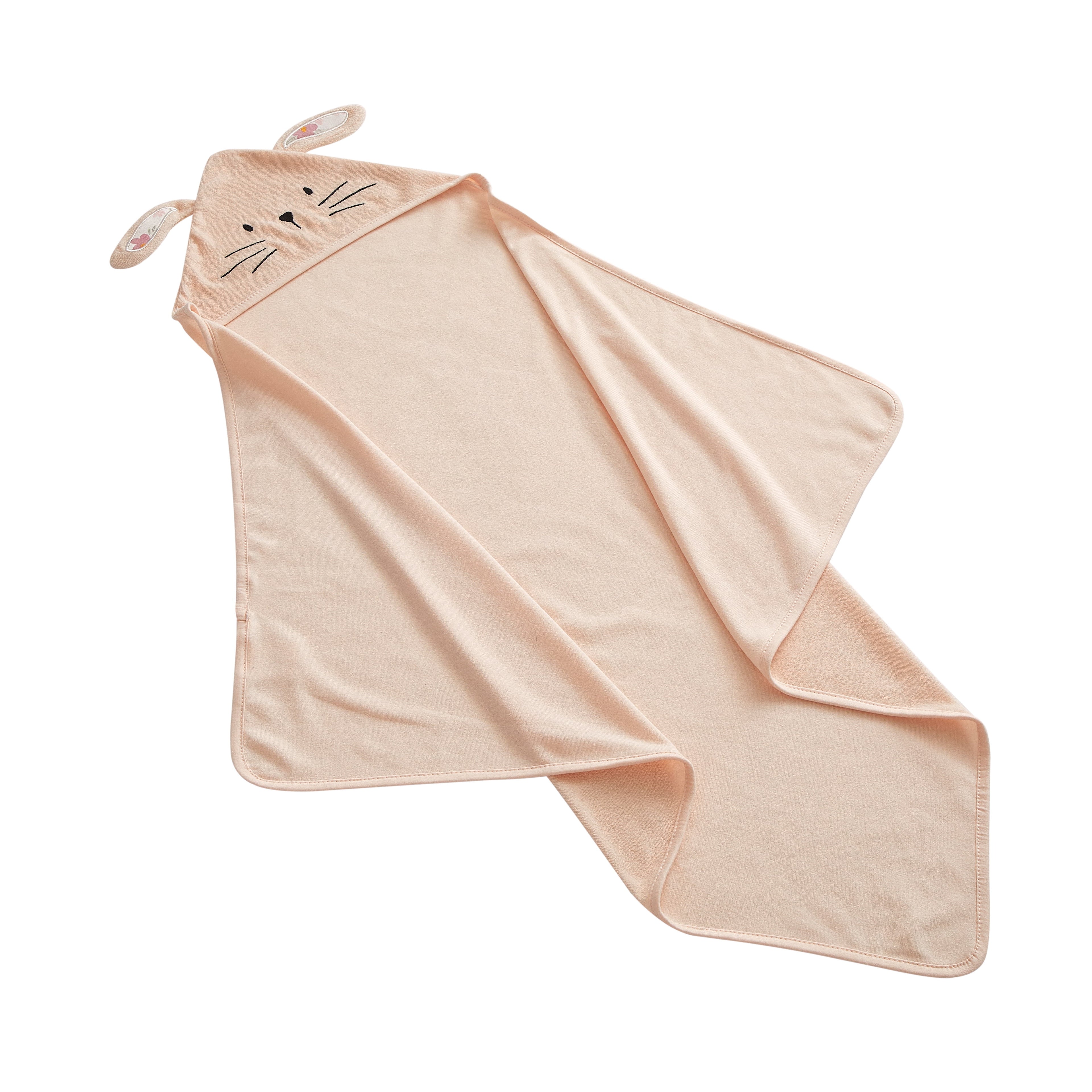 Parent'S Choice 2-Pack 30" X 30" Bunny Hooded Towel