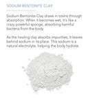 Bentonite Clay Powder for DIY Detox Body & Face Mask Pore Cleansing, (8.0 Oz) By