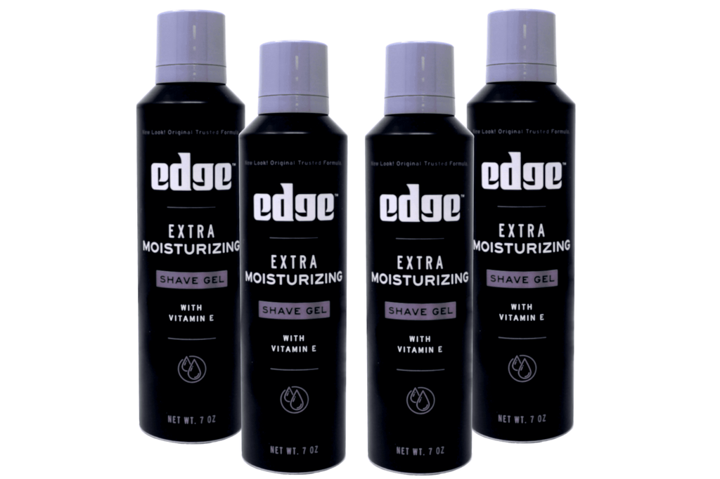 4 Pack - Edge Shave Gel Extra Moisturizing 7 Oz