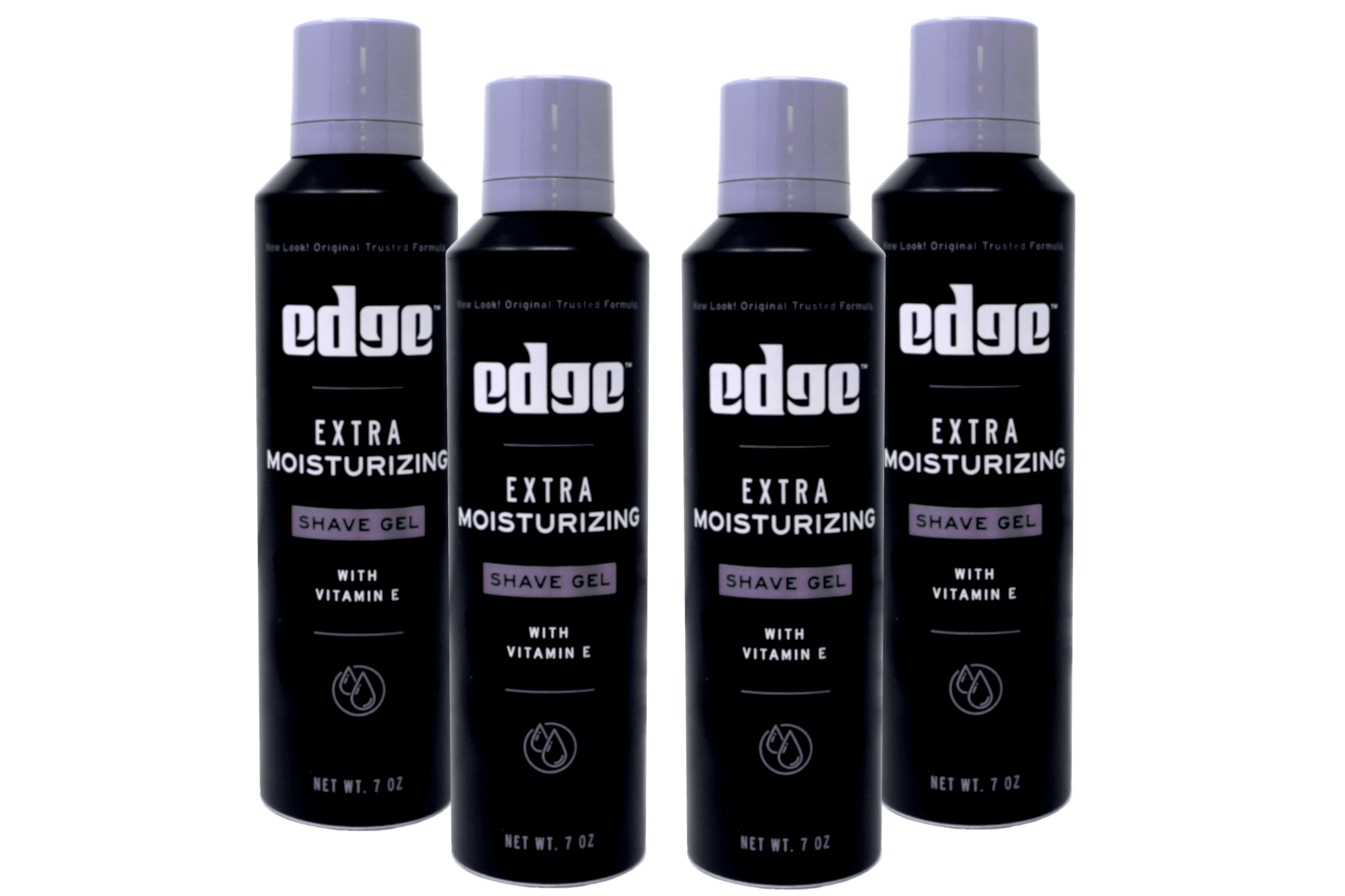 4 Pack - Edge Shave Gel Extra Moisturizing 7 Oz