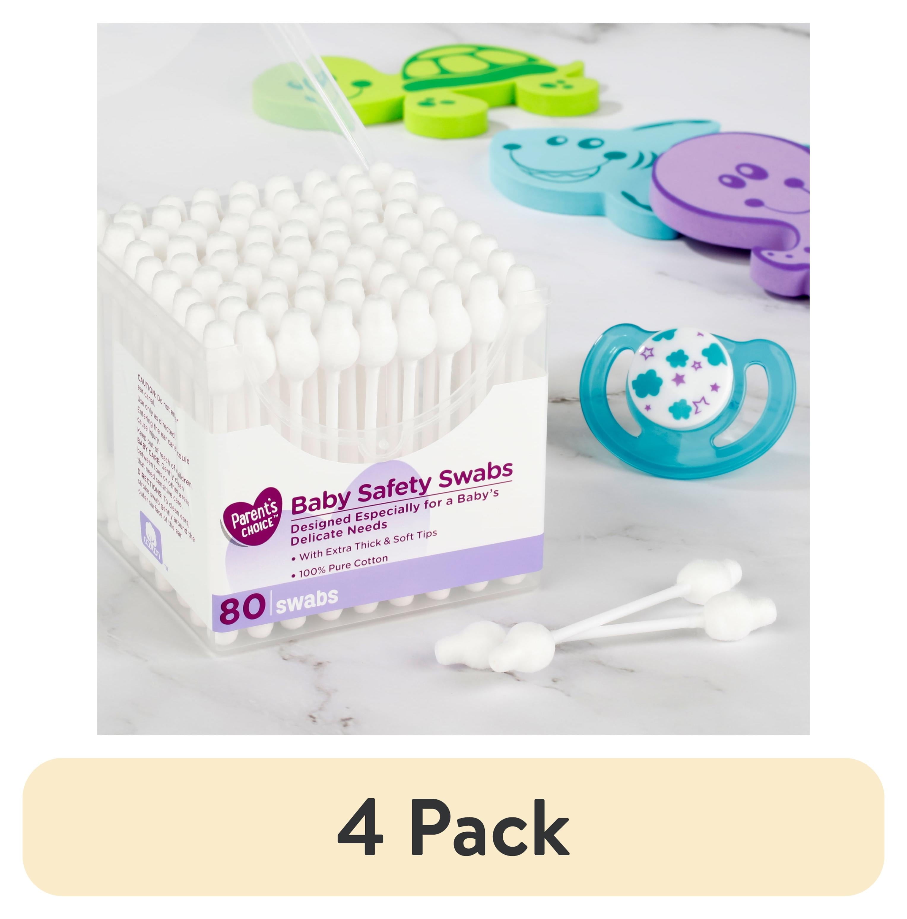 (4 Pack) Parent'S Choice Baby Safety Swabs, 80 Count