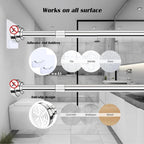 Adjustable Shower Curtain Rod, 32-84 Inch Stainless Steel, Spring Tension, Anti-