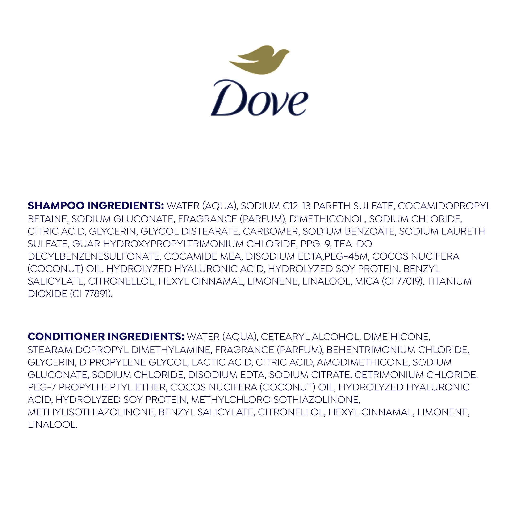 Dove Daily Moisture Shampoo & Conditioner Set, 12 Oz 2 Count