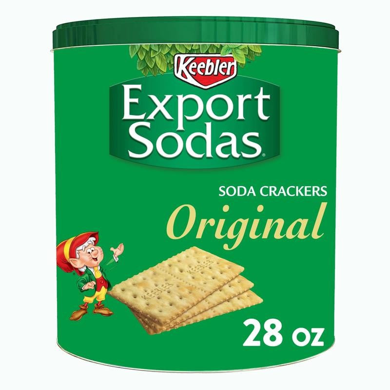 (3 Pack) Export Sodas Original Soda Crackers, Soup Crackers, 28 Oz