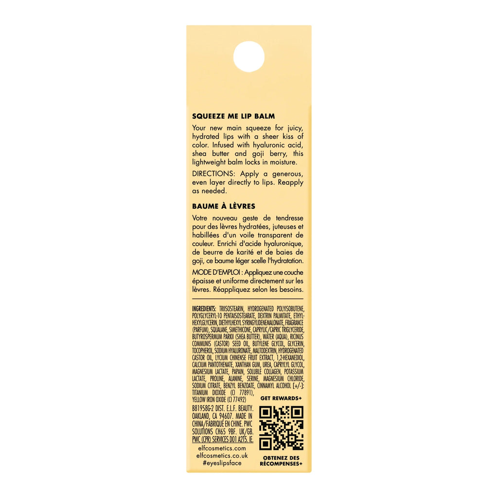 E.L.F. Squeeze Me Lip Balm, Vanilla Frosting, 0.21Oz