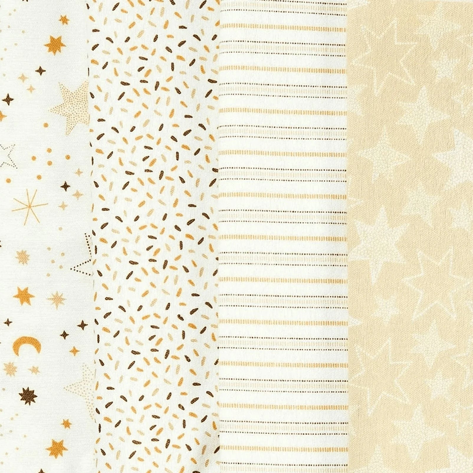 Parent'S Choice Cotton Flannel Receiving Blankets for Baby Boys and Girls, Neutral Celestial Skies, 4-Pack