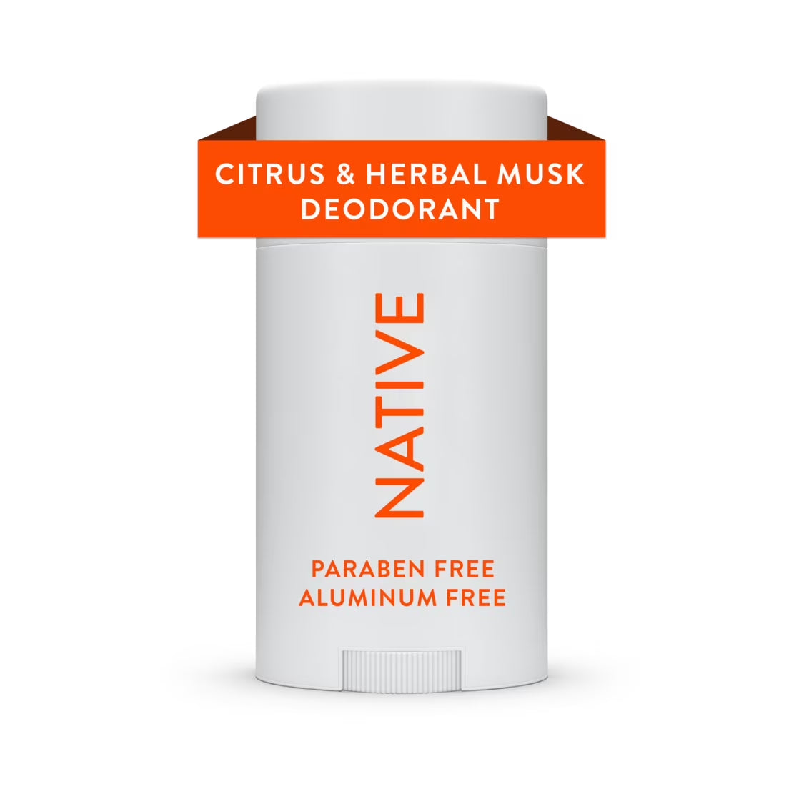 Native Deodorant, Aluminum Free, Citrus & Herbal Musk, Deodorant for Men and Women, 2.65 Oz