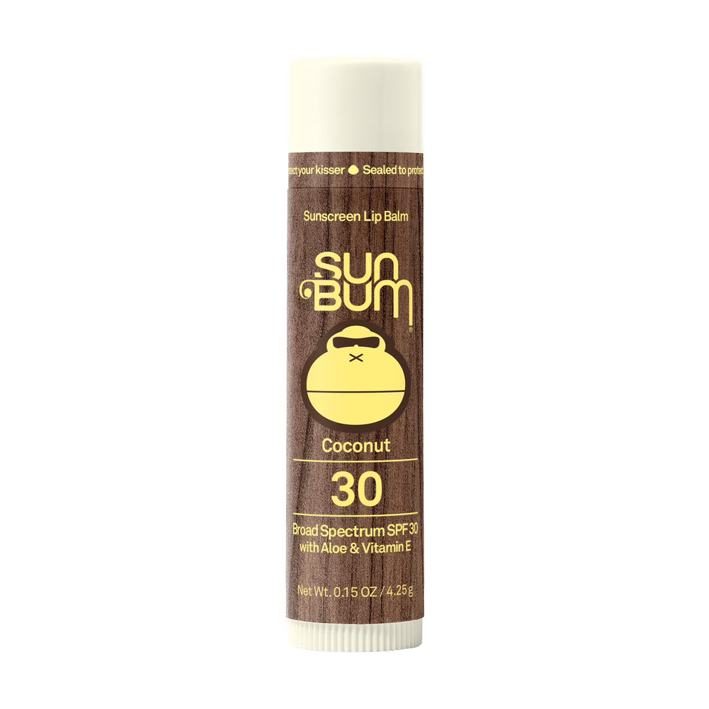 Sun Bum Sunscreen Lip Balm, Coconut, SPF 30, 0.15 Oz