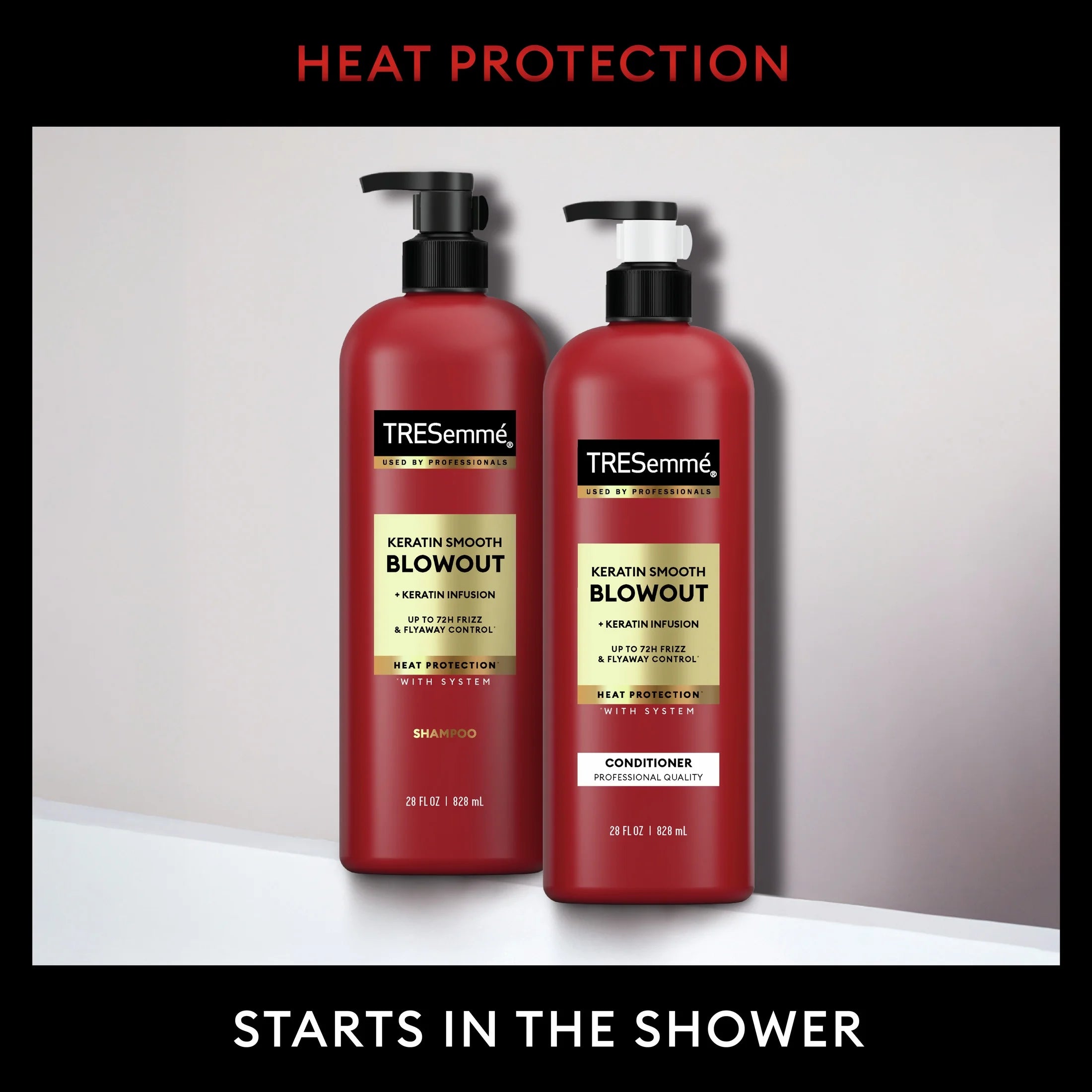 Tresemme Shampoo & Conditioner Keratin Smooth, 28 Oz 2 Count
