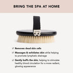 Exfoliating Soft Bristle Dry Brush - 1 Piece