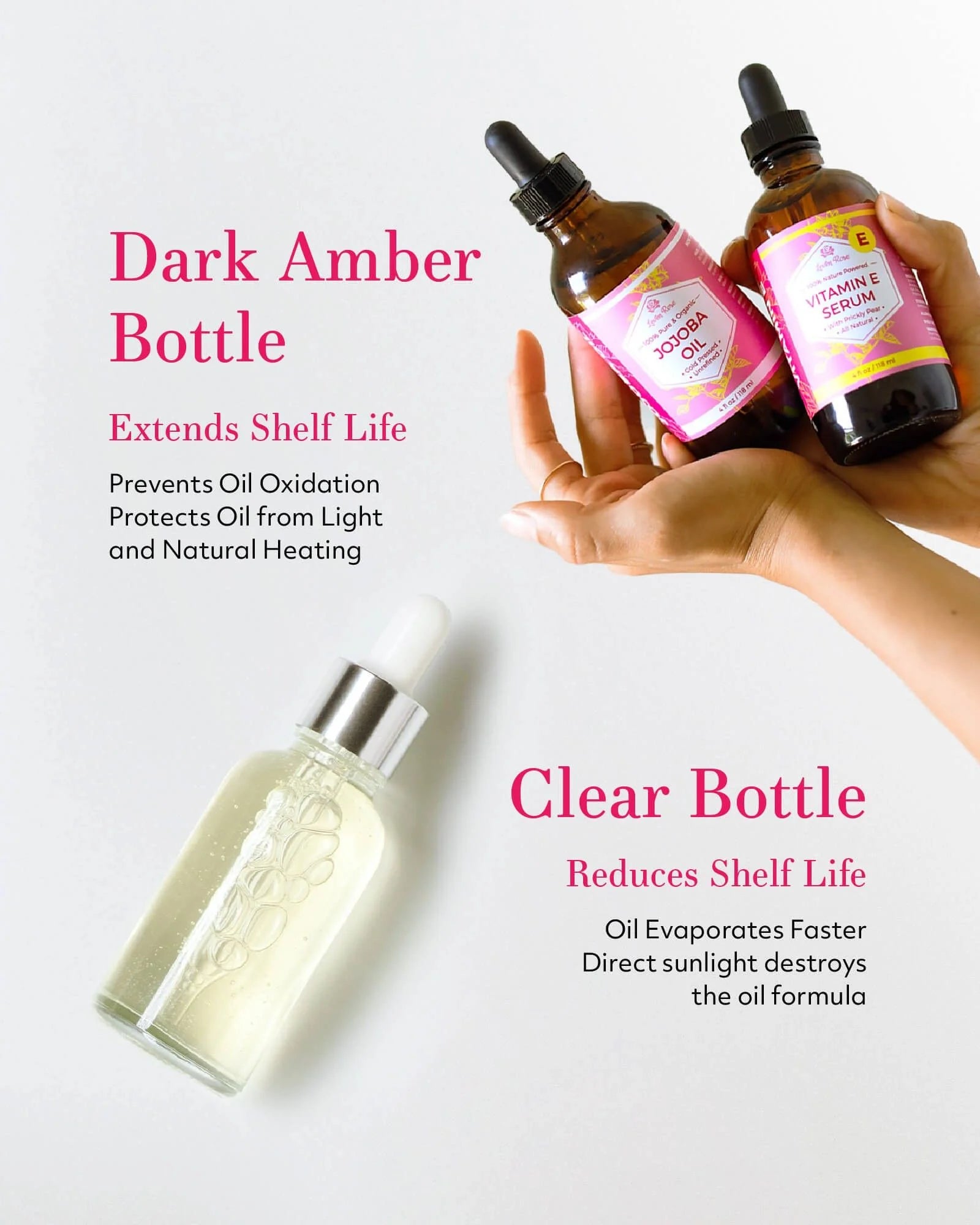 Leven Rose Organic Jojoba Oil for Skin, Hair, and Nails 4 Fl Oz