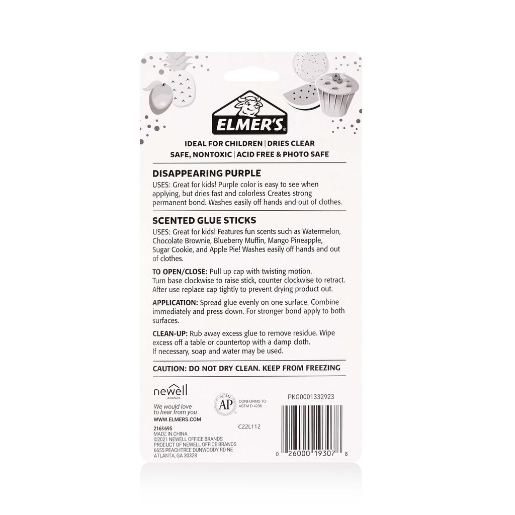 Elmer’S Scented Glue Sticks Variety Pack, Safe, Non-Toxicschoo