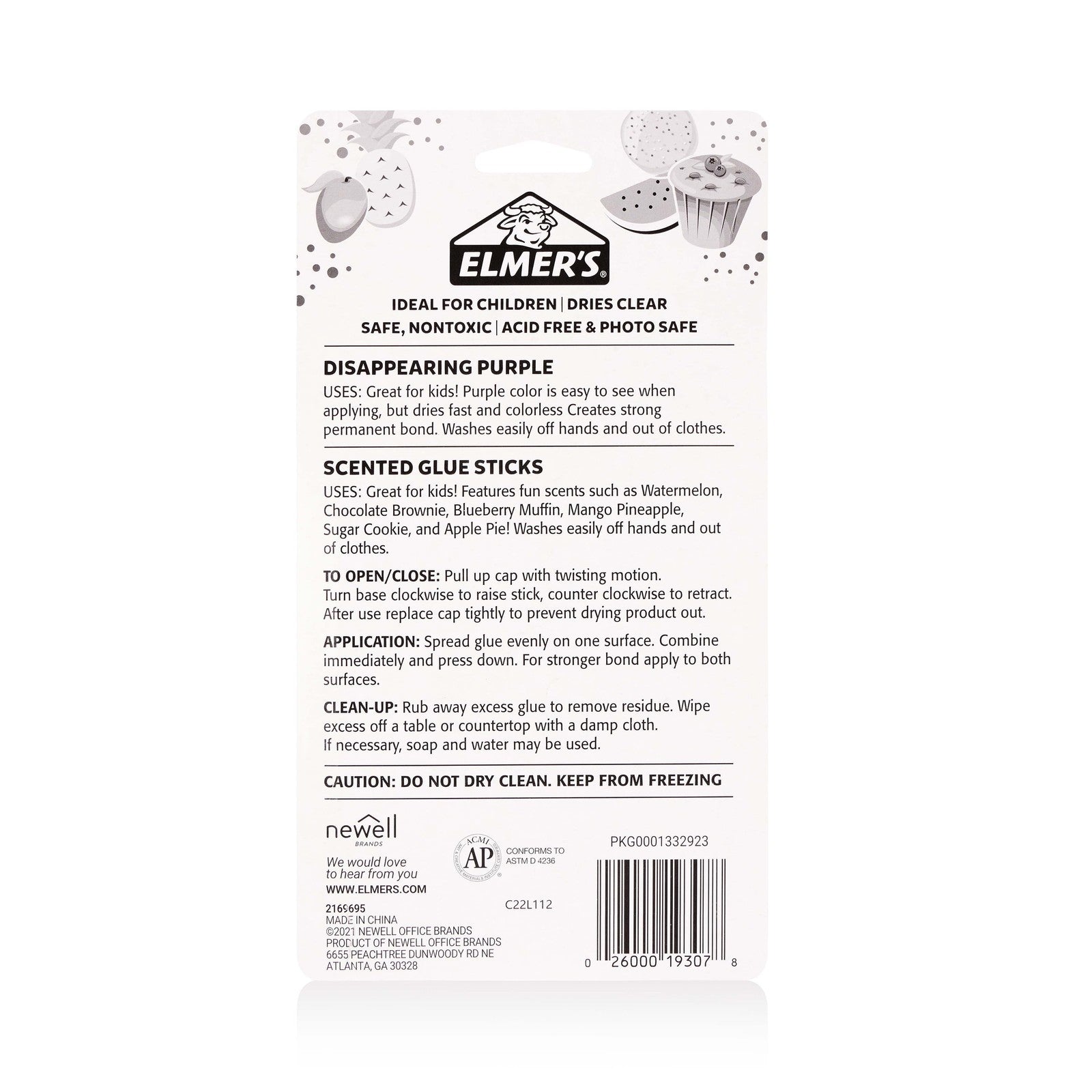 Elmer’S Scented Glue Sticks Variety Pack, Safe, Non-Toxicschoo