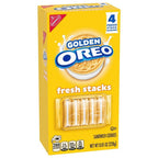 Fresh Stacks Golden Sandwich Cookies, Travel Snacks, 8.05 Oz (4 Multi Snack Pack