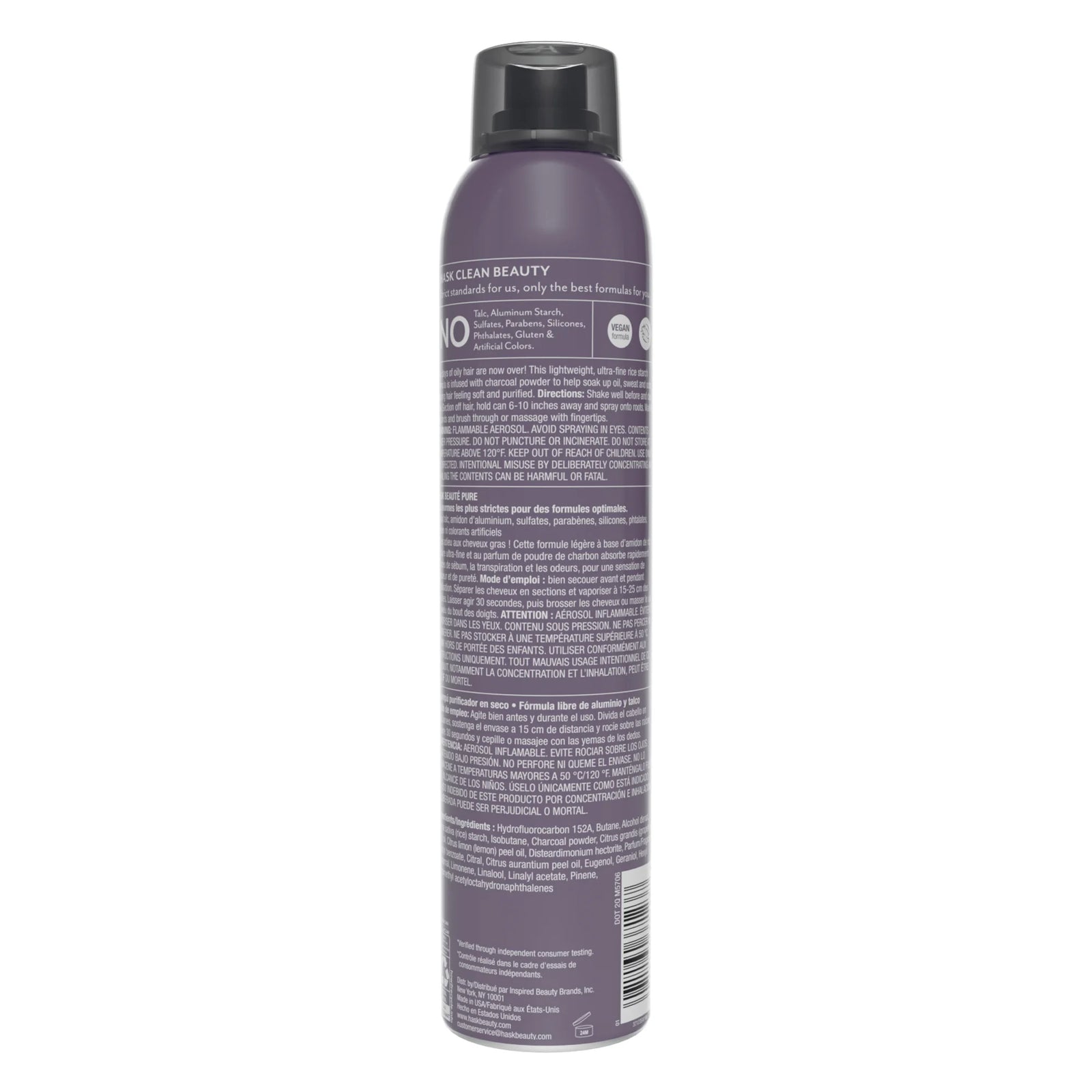 Charcoal & Citrus Purifying Oil Control Dry Shampoo, 4.3 Oz