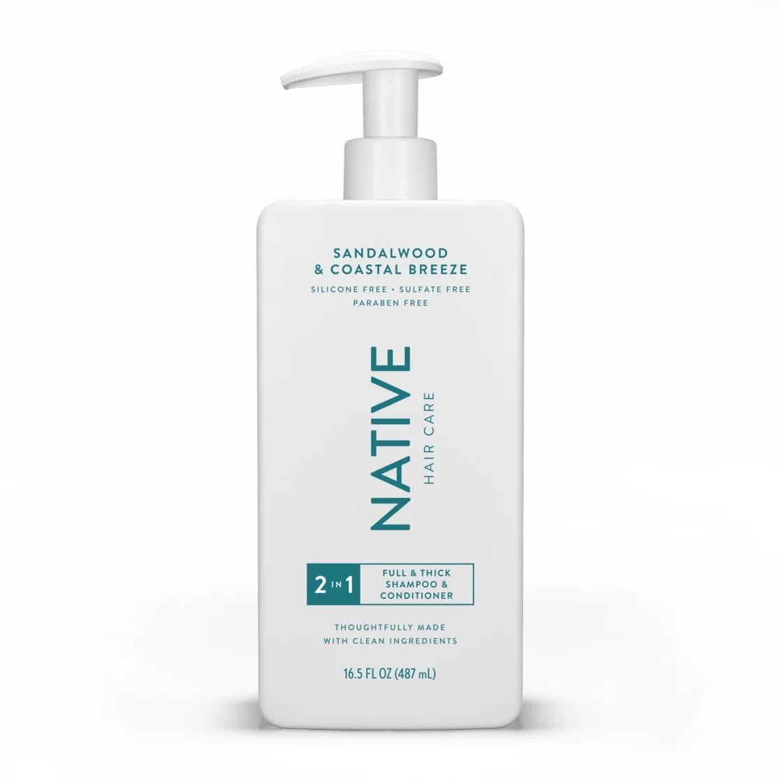 Native Limited Edition Sandalwood & Coastal Breeze 2-In-1 Shampoo & Conditioner 16.5 Oz