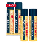 (3 Pack) Burts Bees Vanilla Bean Lip Balm, 2-Pack, 0.15 Oz.