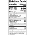 Biscuit Sandwiches, Peanut Butter, Snack Bars, 10 Bars, 13.5 Oz
