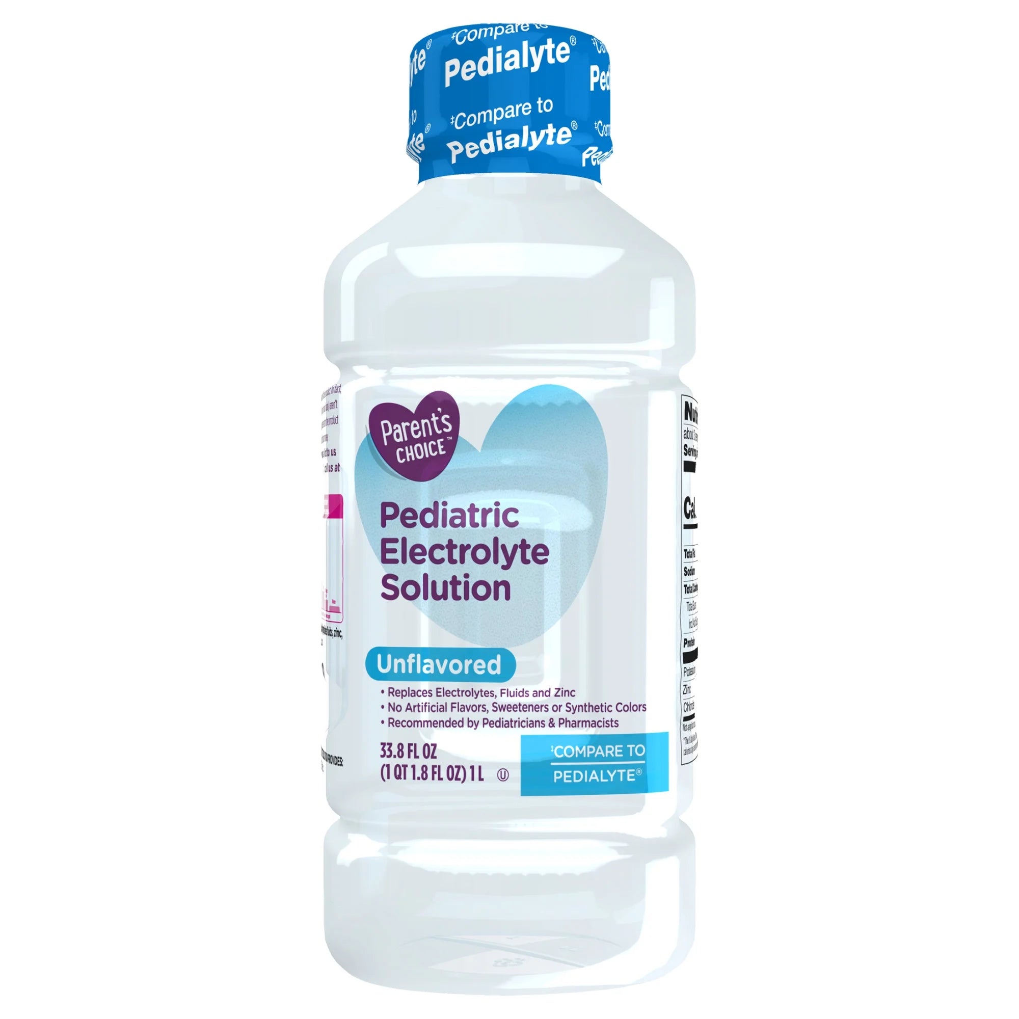 (2 Pack) Parent'S Choice Electrolyte Solution, Unflavored, 1 Liter
