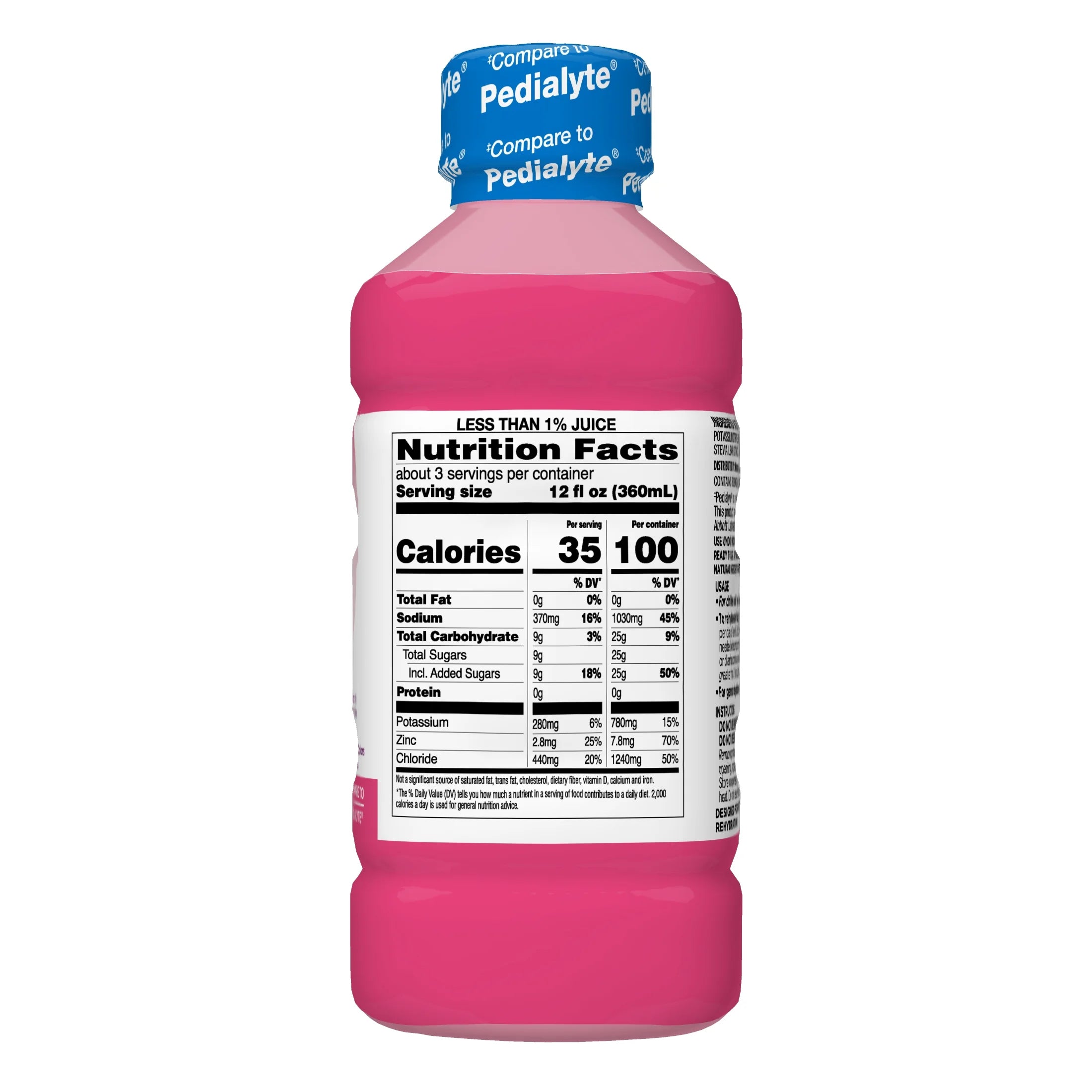 Parent'S Choice Electrolyte Solution, Strawberry, Dye-Free, 1 Liter