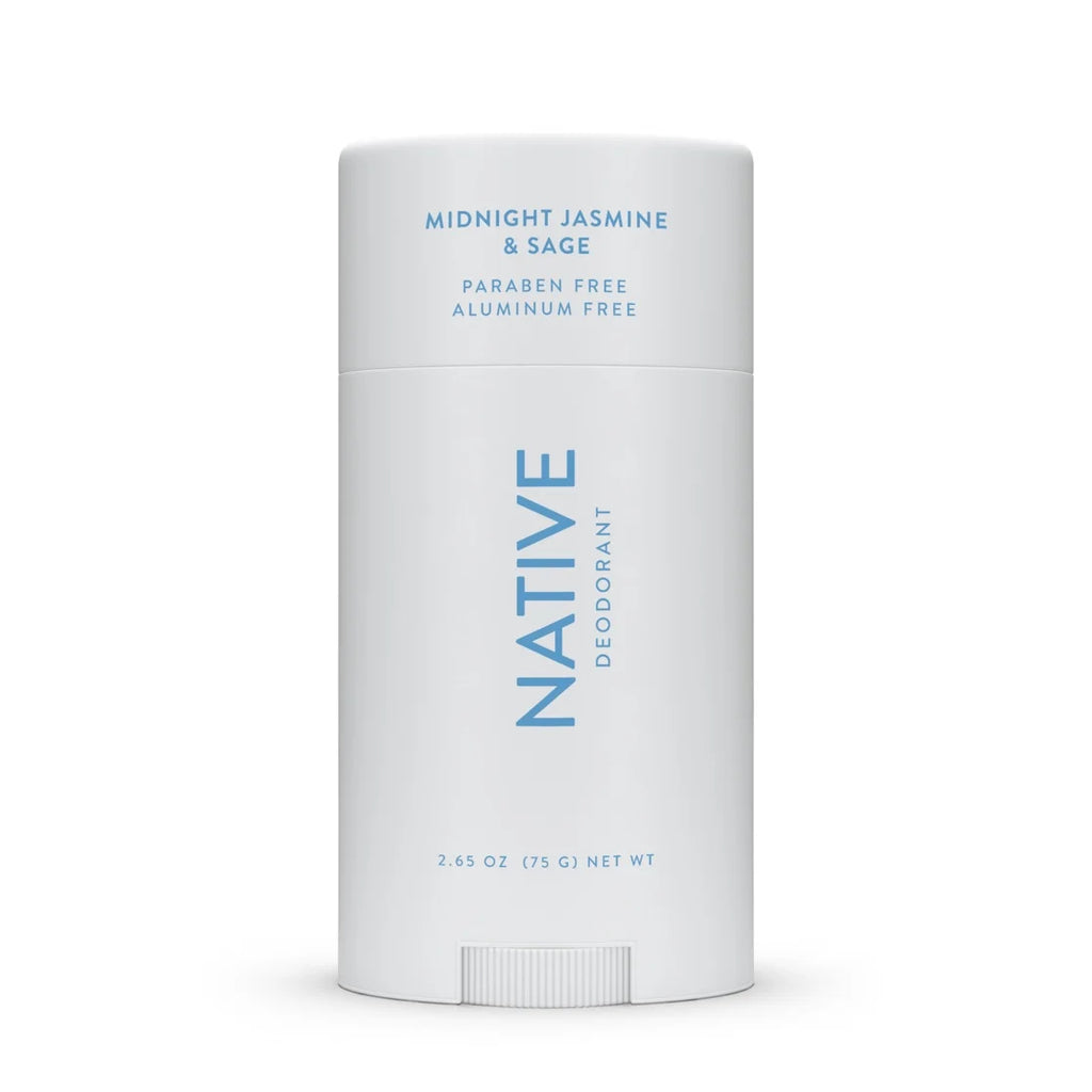 Native Deodorant, Aluminum Free, Midnight Jasmine & Sage, Deodorant for Women and Men, 2.65 Oz