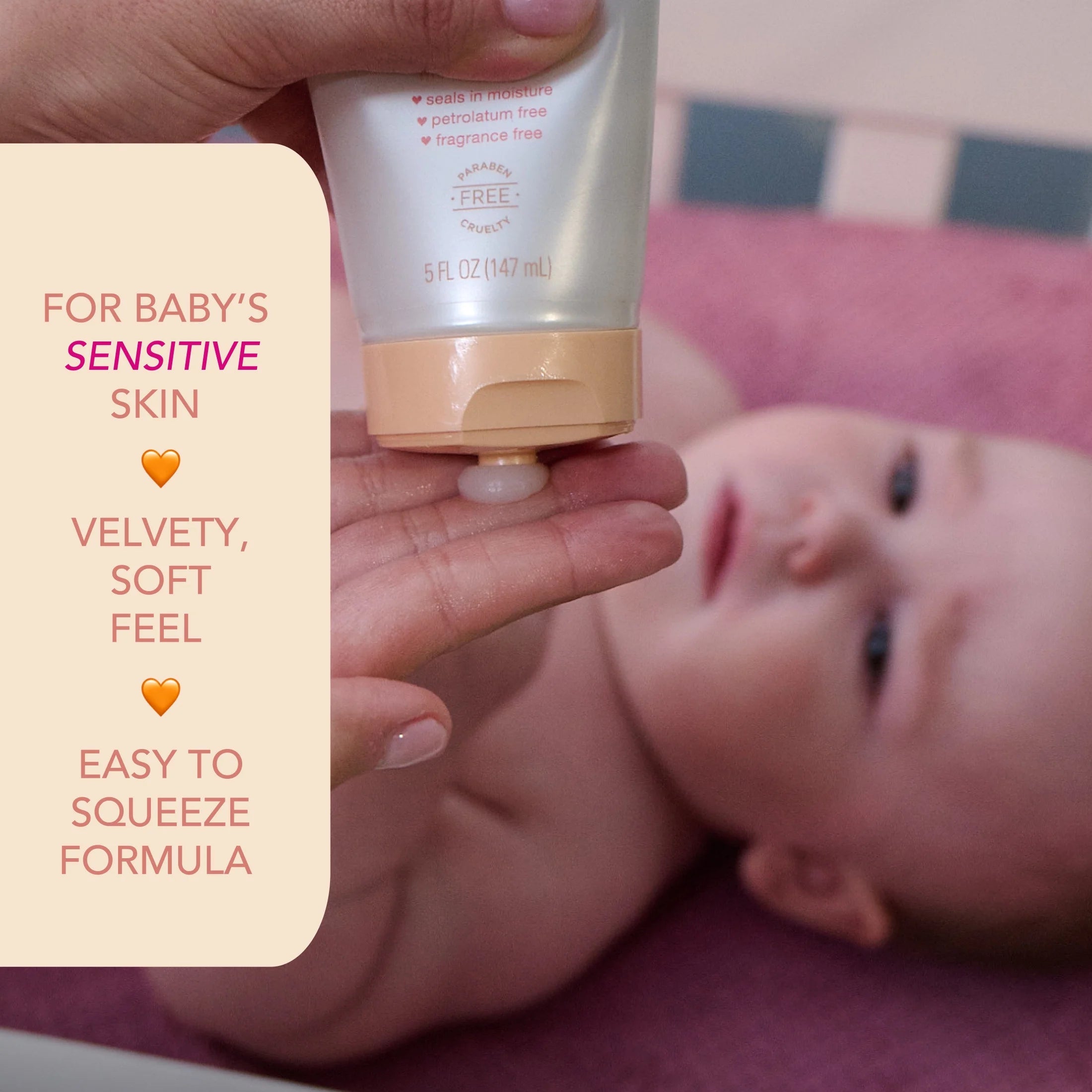 Baby Jergens All-Purpose Ointment, Plant-Based Moisturizers, Petrolatum Free & Pediatrician-Tested, 5 Oz
