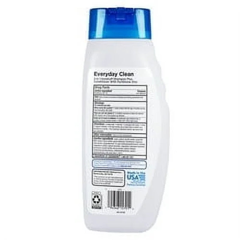 2 in 1 Everyday Clean Dandruff Shampoo & Conditioner with Pyrithione Zinc for Sc