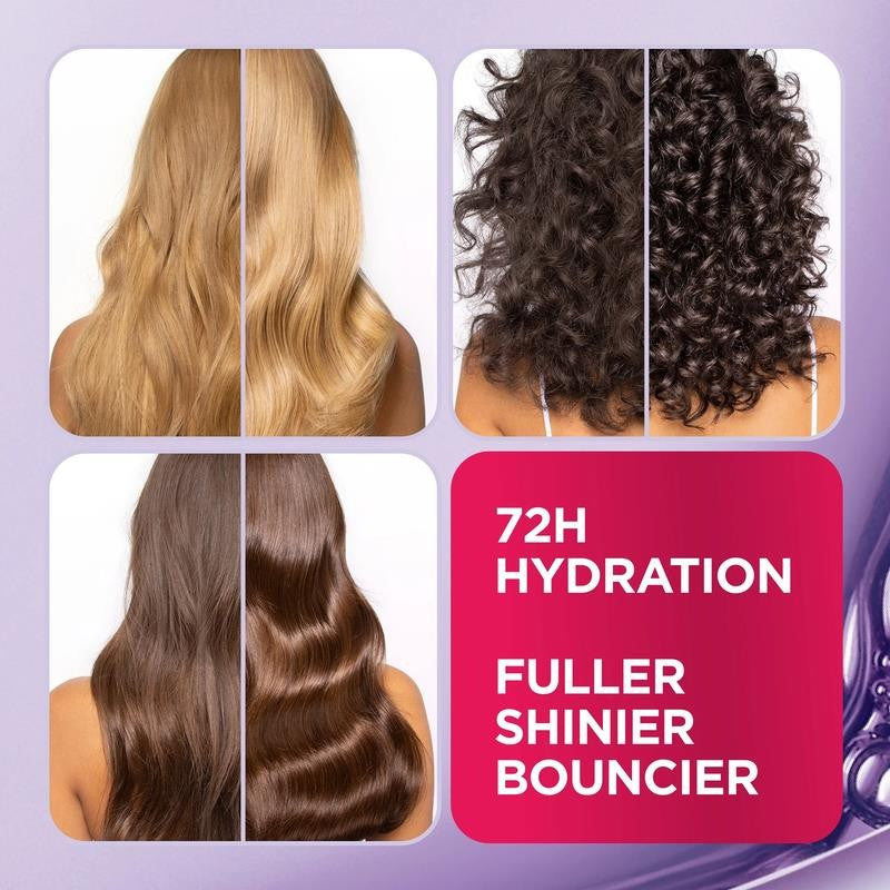 Elvive Hyaluron Plump Squeeze Hydrating Shampoo Conditioner Kit, 72Hr Intense Mo
