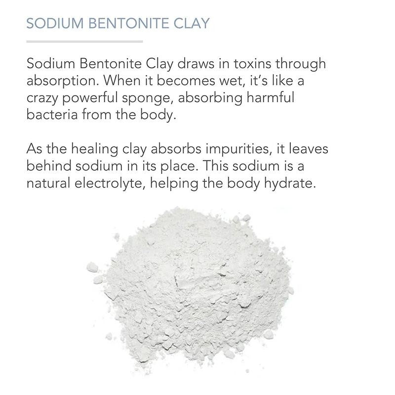 Bentonite Clay Powder for DIY Detox Body & Face Mask Pore Cleansing, (8.0 Oz) By