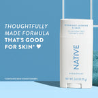 Native Deodorant, Aluminum Free, Midnight Jasmine & Sage, Deodorant for Women and Men, 2.65 Oz