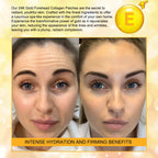 24K Forehead Wrinkle Patches, Collagen Lines Mask with Collagen Boosting Elasticity for Women and Men,12Pcs