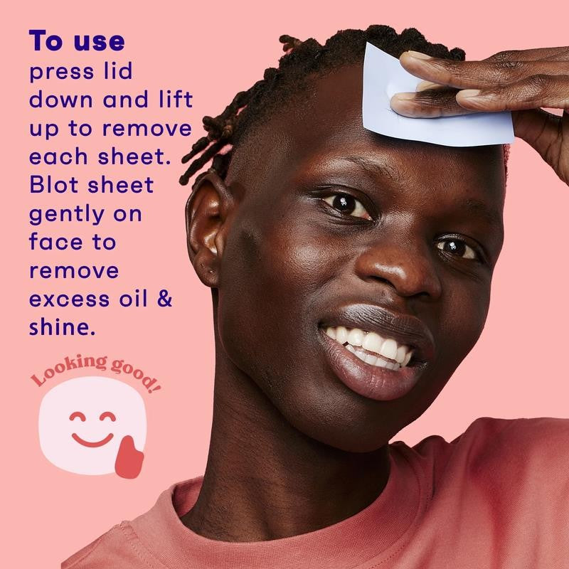Essentials Oil Absorbing Sheets for Oily Skin, 50 Ct