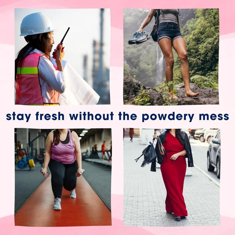 Fresh BREASTS & Fresh BALLS Bundle: anti Chafing Deodorant Cream to Powder for M