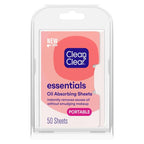 Essentials Oil Absorbing Sheets for Oily Skin, 50 Ct