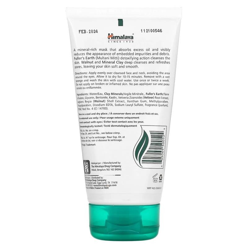 Clarifying Mud Mask for Purifying, Cleaning, & to Hydrate & Rejuvenate Tired Ski