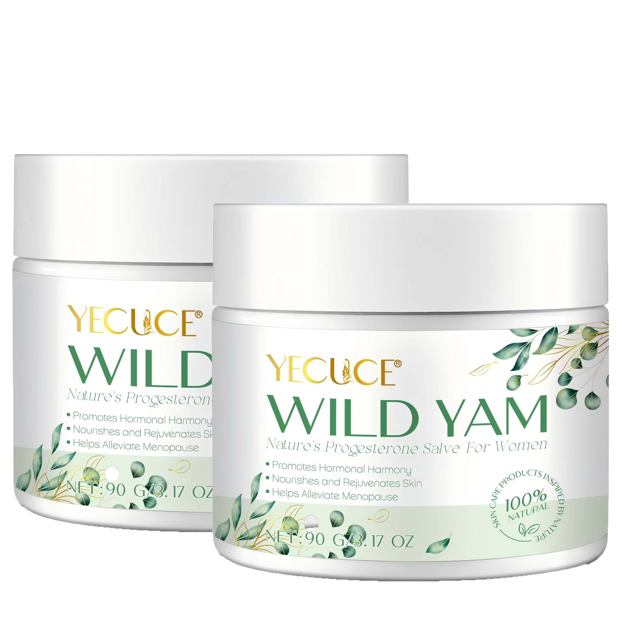 2-Pack Wild Yam Cream,All Natural Moisturization, Rich in Vitamins, Nourish the Skin ,Skincare Products for Woman