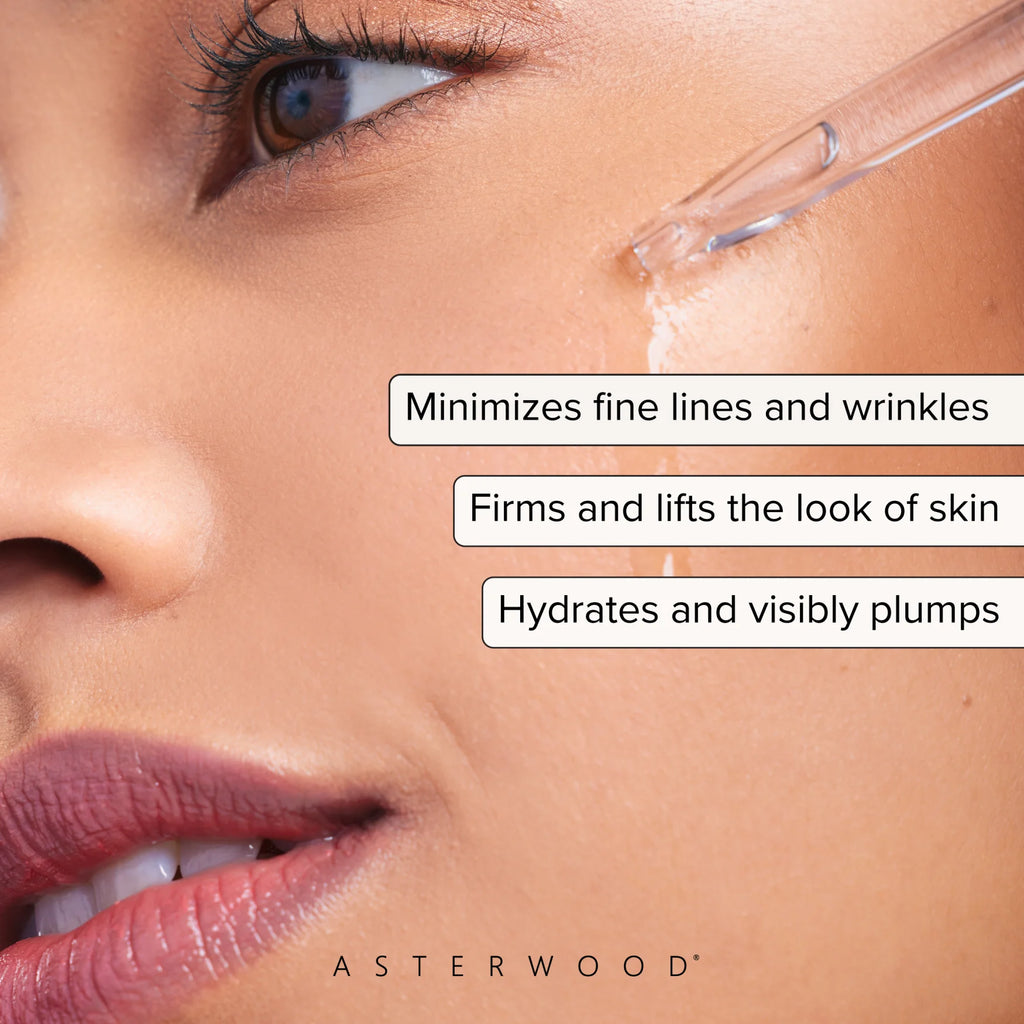 Asterwood Triple Repair Matrixyl 3000 + Argireline + Hyaluronic Acid + Organic Vitamin C Serum for Face; Anti-Aging Face Serum, Anti-Wrinkle Serum, Facial Skin Serum Skin Care, 29Ml/1 Oz