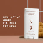 Native Deodorant, Aluminum Free, Coconut & Vanilla, Deodorant for Women and Men, 2.65 Oz