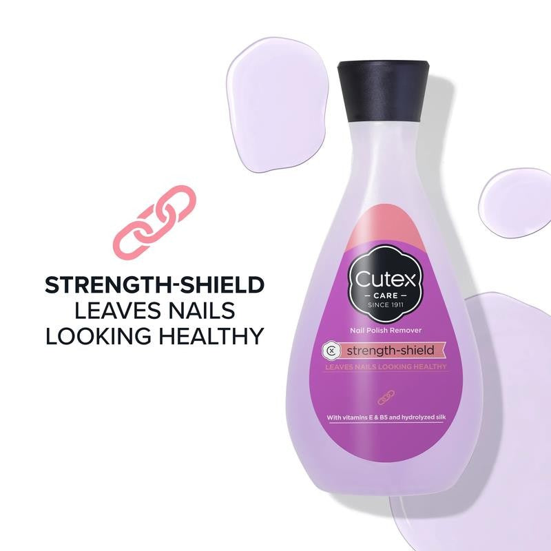 Care Strength Shield Liquid Nail Polish Remover with Vitamin E and B5, 6.7 Fl Oz