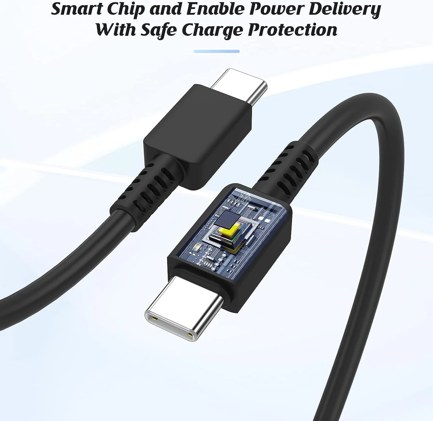 Type C Charger Fast Charging, 2-Pack 45W USB C Android Charger Block, Phone Super Fast Charger with 6.6FT Cable Compatible with Samsung Galaxy S25/S24/S23 Plus/Ultra