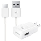 Adaptive Fast Type C Charger Compatible Samsung Galaxy S21+ S21 Ultra 5G S9 S8 plus S10 S10E S20 FE Note 8 9 10 20 Plus, USB Wall Charging Power Adapter + 4Ft USB Type-C Cable