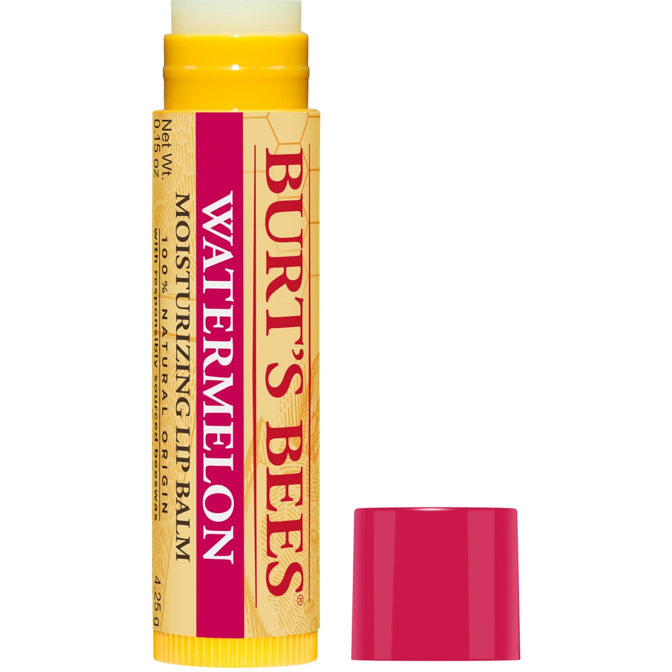 Burt'S Bees Watermelon Lip Balm, 1-Pack, 0.15 Oz.
