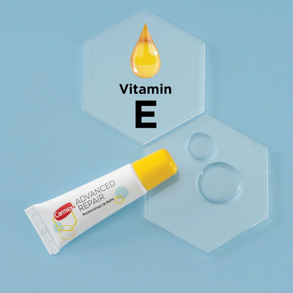 Carmex Advanced Repair Moisturizing Lip Balm Tube, Lip Moisturizer with Vitamin E, 1 Count