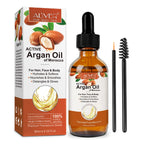 Argan Oil for Hair, Face & Skin from Morocco, Deep Hydration, Nourishes & Smoothes, 100% Pure & Natural, Cold Pressed, Cruelty Free, 2.02 Fl Oz