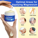 2 Pack Magnesium Sleep Cream,Magnesium Lotion Enriched with Lavender, Vitamin E,Improve Sleep Quality,Topical Magnesium Oil Cream for Feet, Legs or Arms