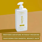 Curl Care Shampoo, Coconut Milk & Turmeric, Sulfate & Paraben Free, 16.5 Oz