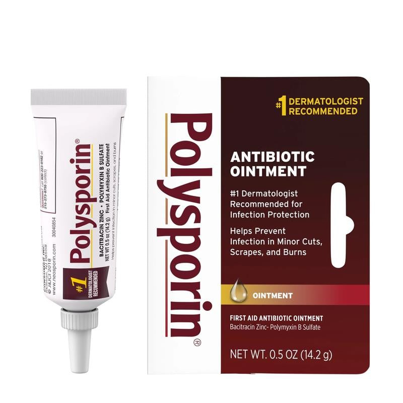(3 Pack) First Aid Topical Antibiotic Ointment, Travel Size, 0.5 Oz