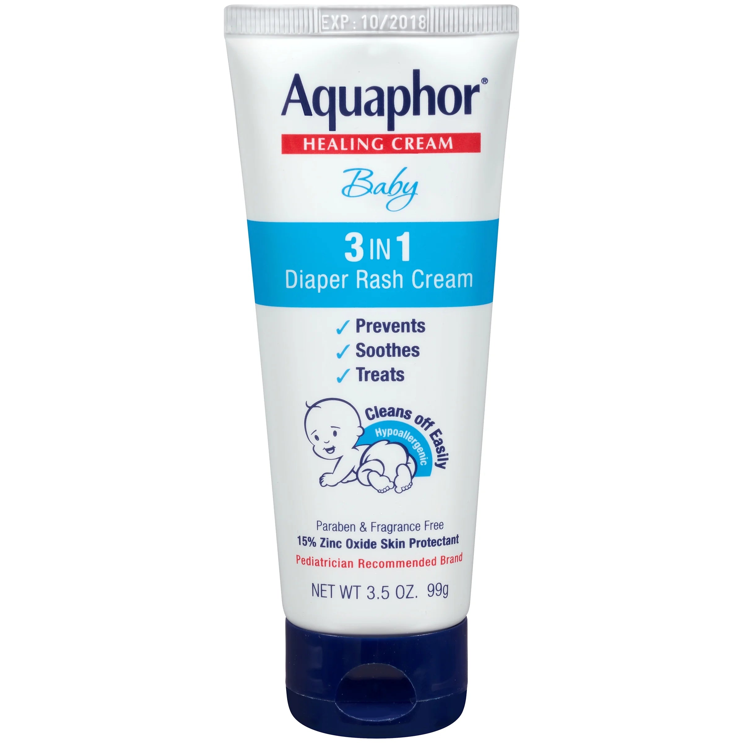 Aquaphor Diaper Rash Cream 3.5Oz