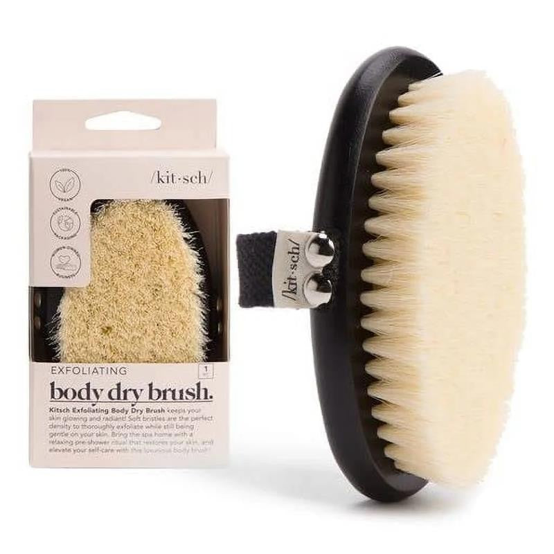 Exfoliating Soft Bristle Dry Brush - 1 Piece