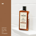 2-In-1 Mens Shampoo & Conditioner, Bourbon Vanilla Scent, 16 Fl Oz, Cleanses & Moisturizes Hair